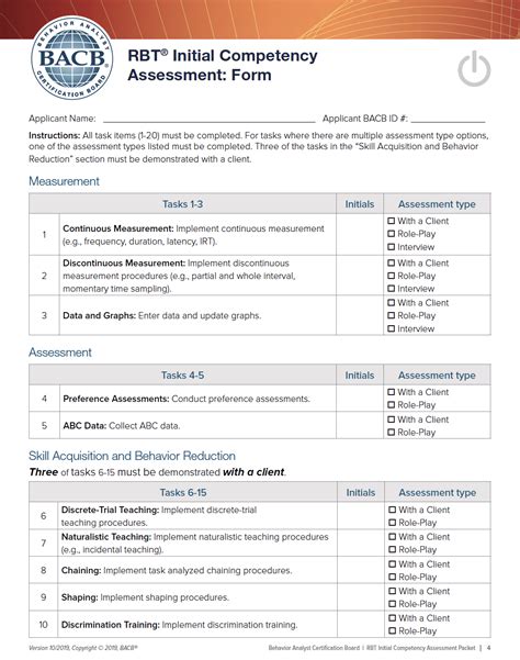 RBT Study Materials httpsbtexamreview. . Rbt initial competency assessment